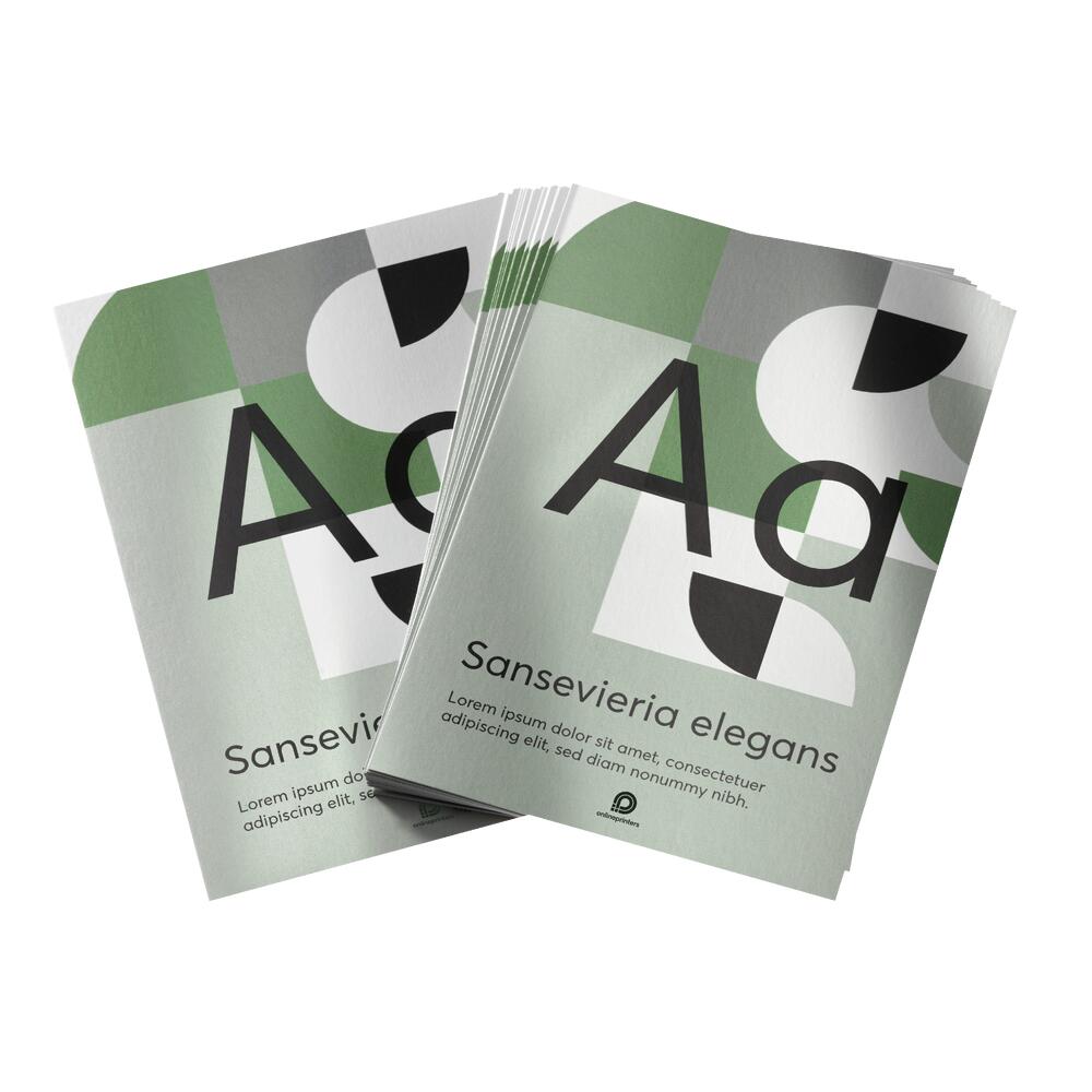 Biglietti Pieghevoli Con Colori D'effetto, Formato Orizzontale, A6, A6 - Foto 2