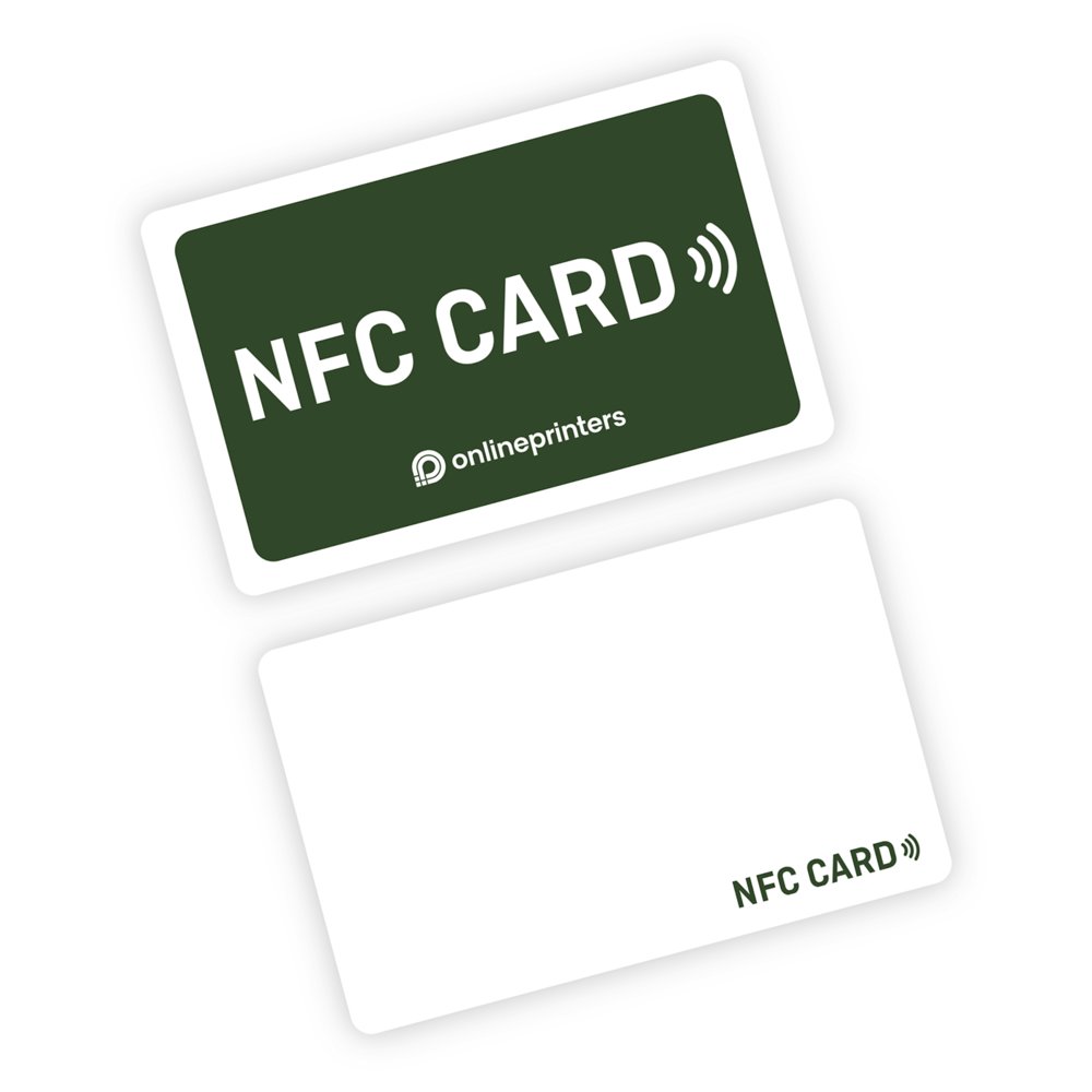 Biglietti da visita NFC, 8,6 x 5,4 cm, colori 4/4, 8,6 x 5,4 cm con Onlineprinters