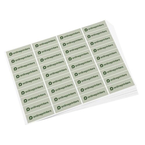 Papier-Adressaufkleber, selbstklebend.