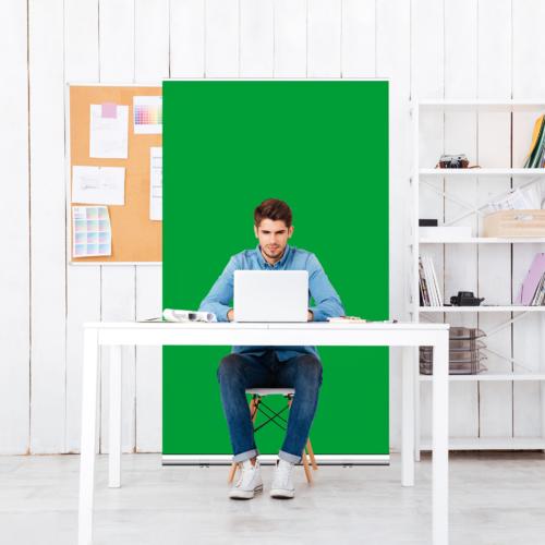 Roll up Green Screen, 100 x 200 cm 1