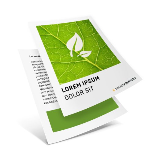 Volantini in carta ecologica/naturale, A3, stampa fronte/retro 1