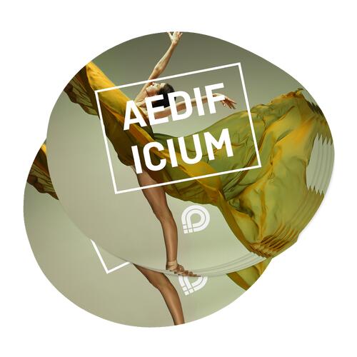 Adesivo di carta, rotondo, autoadesivo.