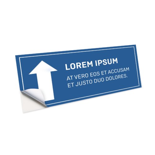 Adesivo da pavimento in vinile.