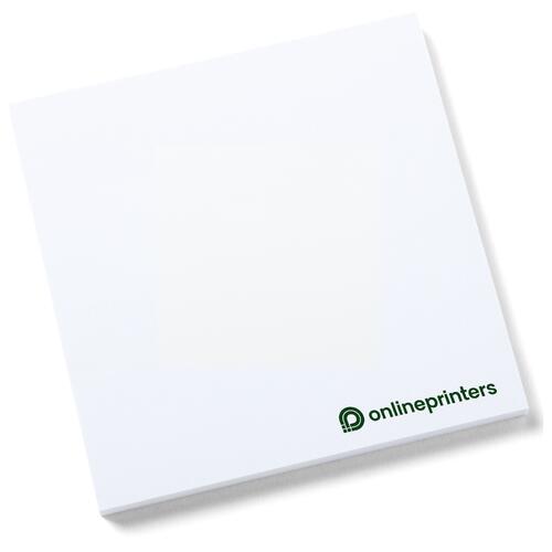 Blocco di note adesive quadrato, incollate.