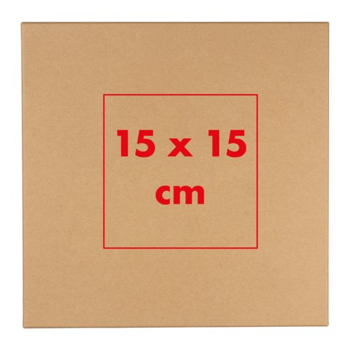Set regalo t marrone con coperchio e scomparti.