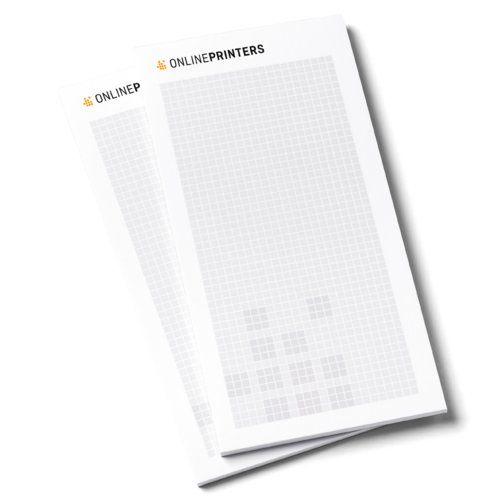 Blocchi notes in carta con testata incollata.
