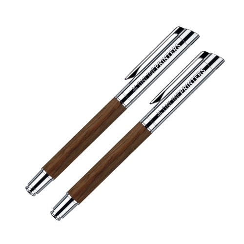 Set di penna a sfera e penna stilografica con astuccio senator® Tizio Line 1