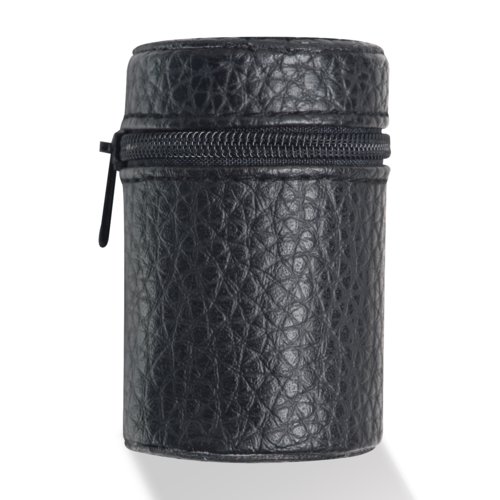 Bicchiere da shot nero in acciaio inox con cerniera.