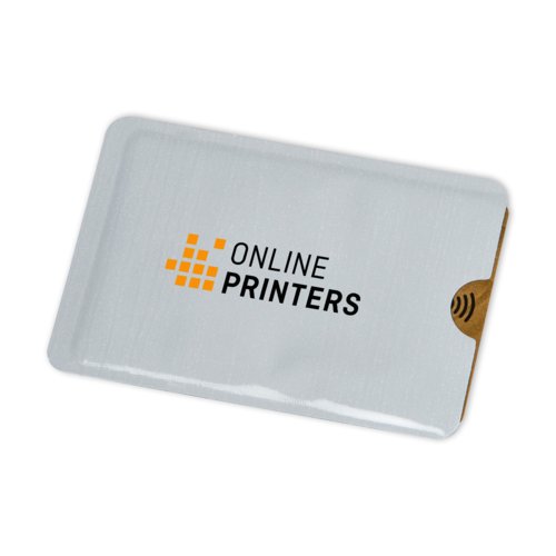 Custodia per carte chiara con protezione RFID.