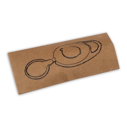Moschettone nero con anello e clip.