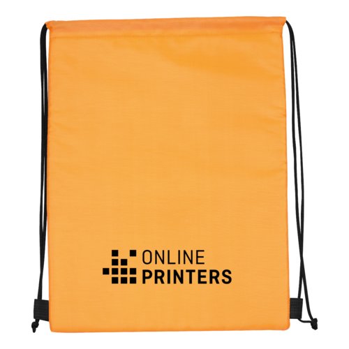 Borsa sportiva/frigo 2 in 1 arancione con coulisse.