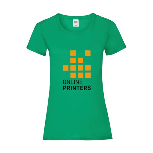 T-shirt verde in cotone a maniche corte e collo rotondo.