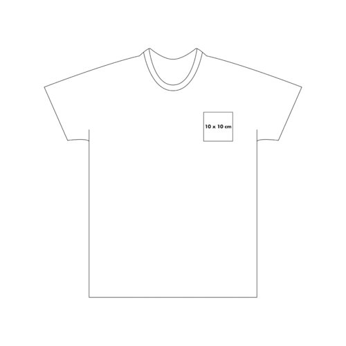 T-shirt in cotone chiaro da bambino a maniche corte.