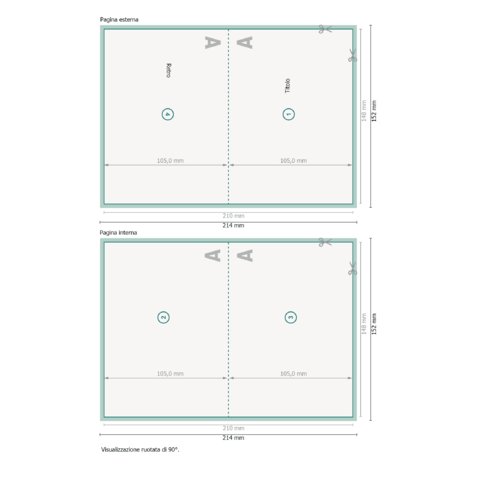 Schedario Blu A6 Orizzontale - Per 400 Biglietti, Polistirolo - Foto 4