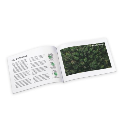 Cataloghi brossura incollata in carta ecologica/naturale, Orizzontale, 24 x 17 cm 4