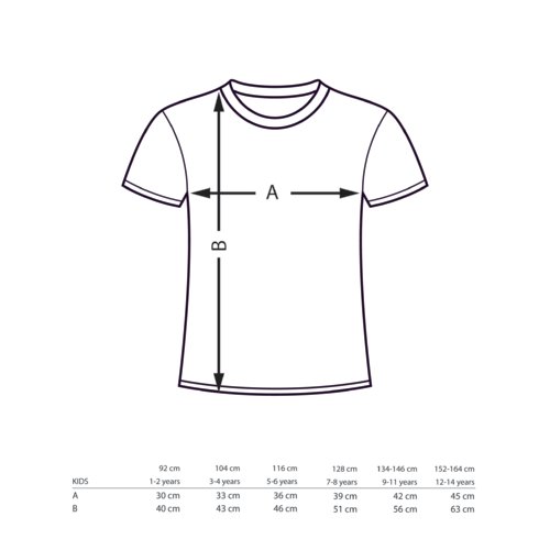 T-shirt in cotone a maniche corte con collo rotondo.