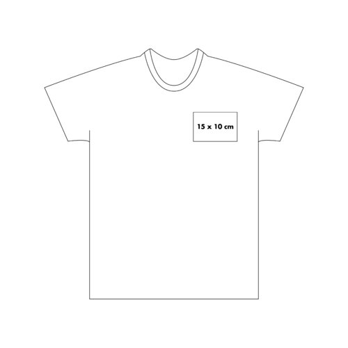 T-shirt unisex in cotone a maniche corte.
