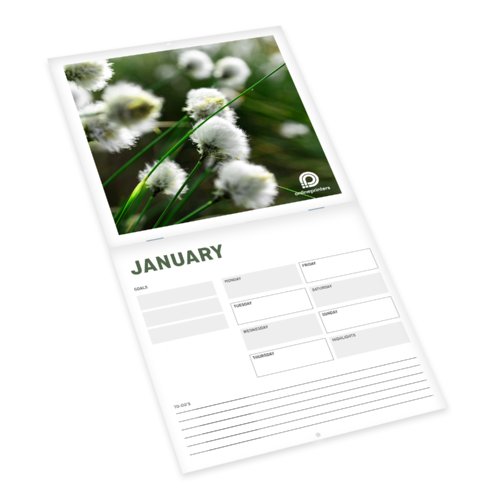 Calendari opuscoli con copertina, Quadrato, A4-Quadrato 1