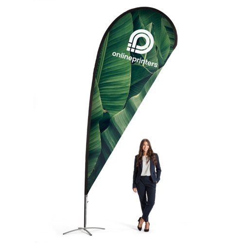 Dropflag incl. stampa, 159 x 411 cm 1