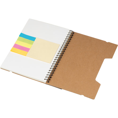 Taccuino A5 con righello e post-it Mataram 3