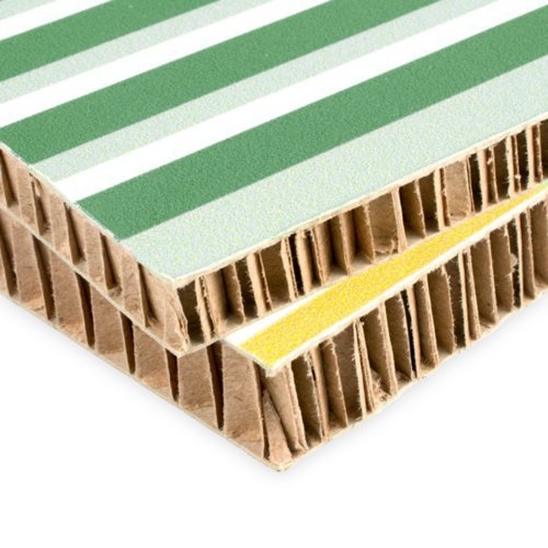 Pannello pubblicitario in cartone alveolare, stampabile su entrambi i lati.