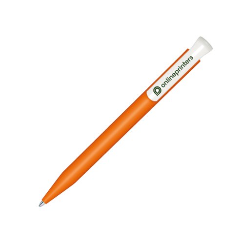 Penne a sfera arancione bio con clip.