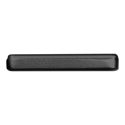 Power bank nera con capacit di carica di 5.000 mAh.