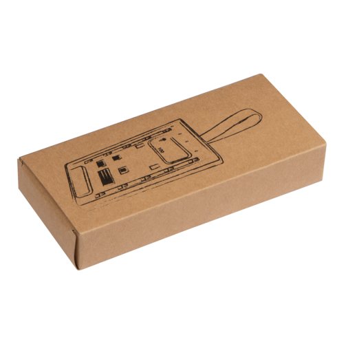 Power bank trasparente con capacit di 10.000 mAh.