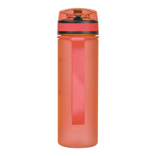 Borraccia arancione in tritan con passante.