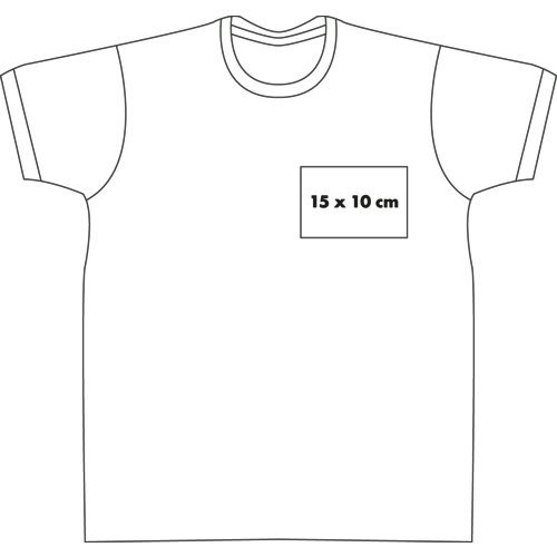 T-shirt bianca in cotone da uomo con maniche corte e scollo rotondo.