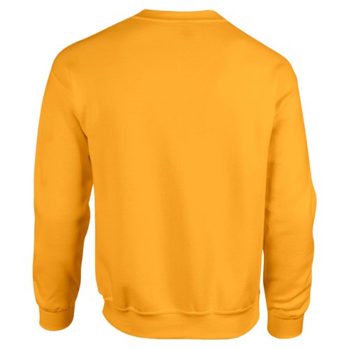 Felpa giallo oro in misto cotone da uomo.