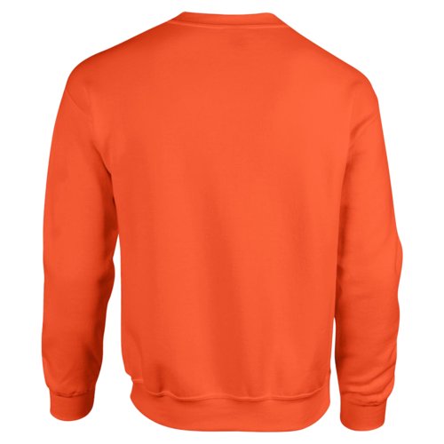 Felpa arancione in misto cotone da uomo.