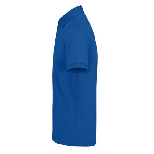 Polo in cotone blu royal da uomo.
