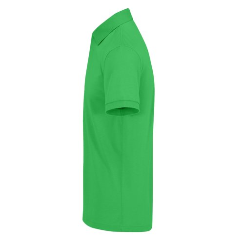 Polo in cotone verde da uomo a maniche corte.