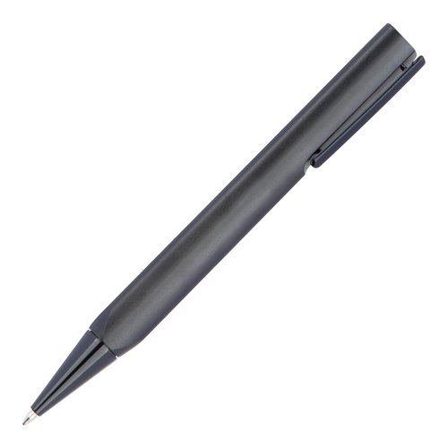 Set da scrittura nero con penna a sfera e custodia.