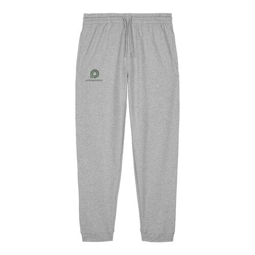 Pantaloni da jogging in tessuto grigio con coulisse.