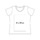 T-shirt in cotone da donna a maniche corte.