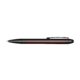Penna a sfera nera con meccanismo a rotazione e stilo per touchpad.