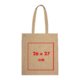 Borsa in cotone riciclato con manici.
