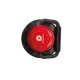 Luce da campeggio a LED rossa con manico.
