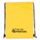 Borsa frigo/sportiva gialla con coulisse.