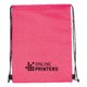 Borsa frigo/sportiva rosa con coulisse.