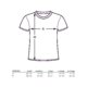 T-shirt da donna in cotone a maniche corte con collo rotondo.
