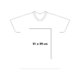 T-shirt bianca in cotone con maniche corte e collo rotondo.