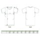 T-shirt unisex in tessuto con maniche corte.