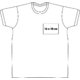 T-shirt bianca in cotone da uomo con maniche corte e scollo rotondo.