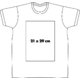 T-shirt bianca in cotone da uomo con maniche corte e scollo rotondo.
