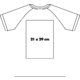 T-shirt sportiva bianca da uomo in materiale funzionale.