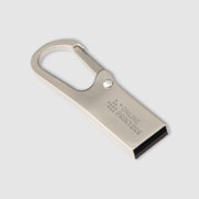 Chiavetta USB in metallo con moschettone Ragusa
