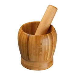 Mortaio in legno Salvador